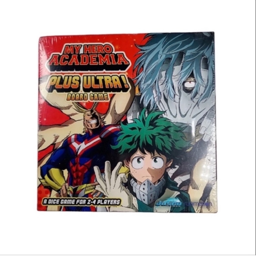 My Hero Academia Plus Ultra! Board Game - Green, Red, Yellow Anime